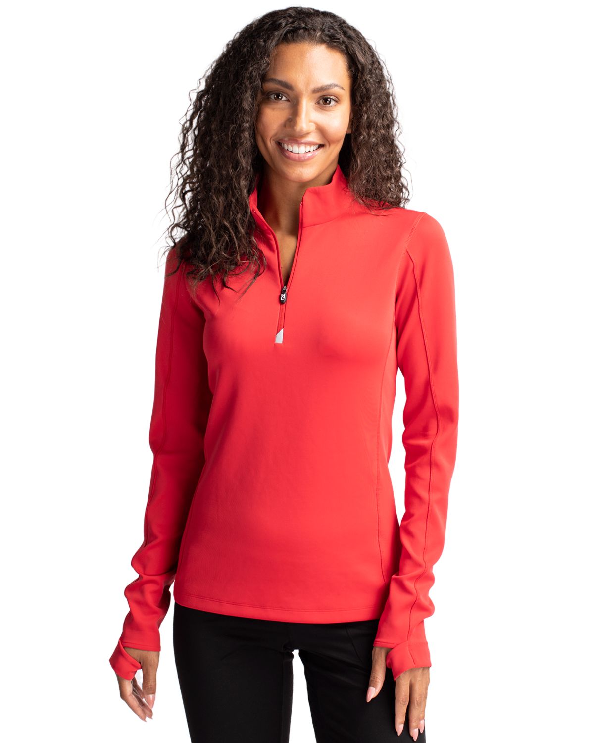 Cutter & Buck Traverse Recycled Stretch Womens Quarter Zip