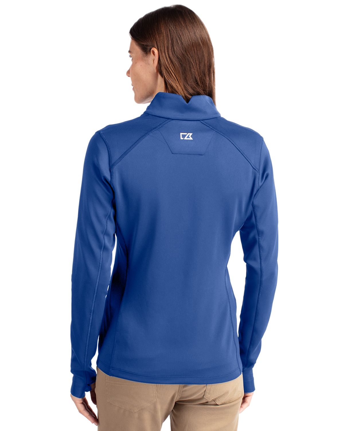 Cutter & Buck Traverse Recycled Stretch Womens Quarter Zip