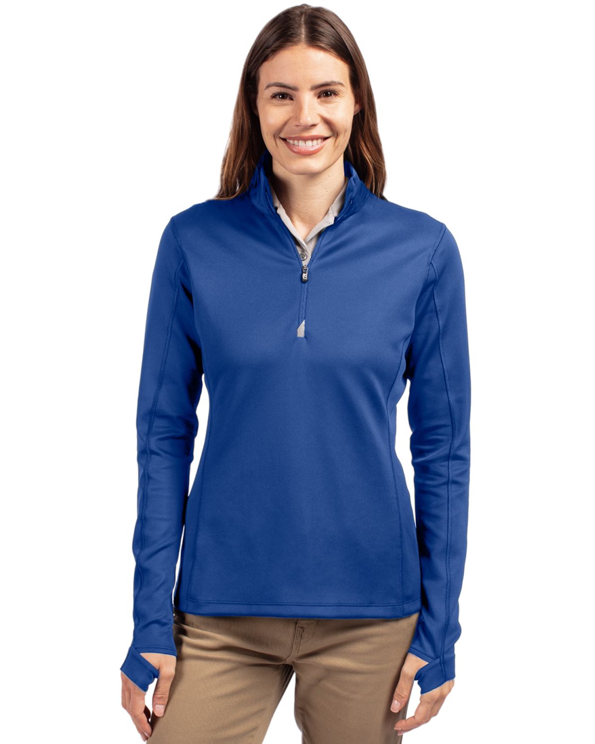 Cutter & Buck Traverse Recycled Stretch Womens Quarter Zip