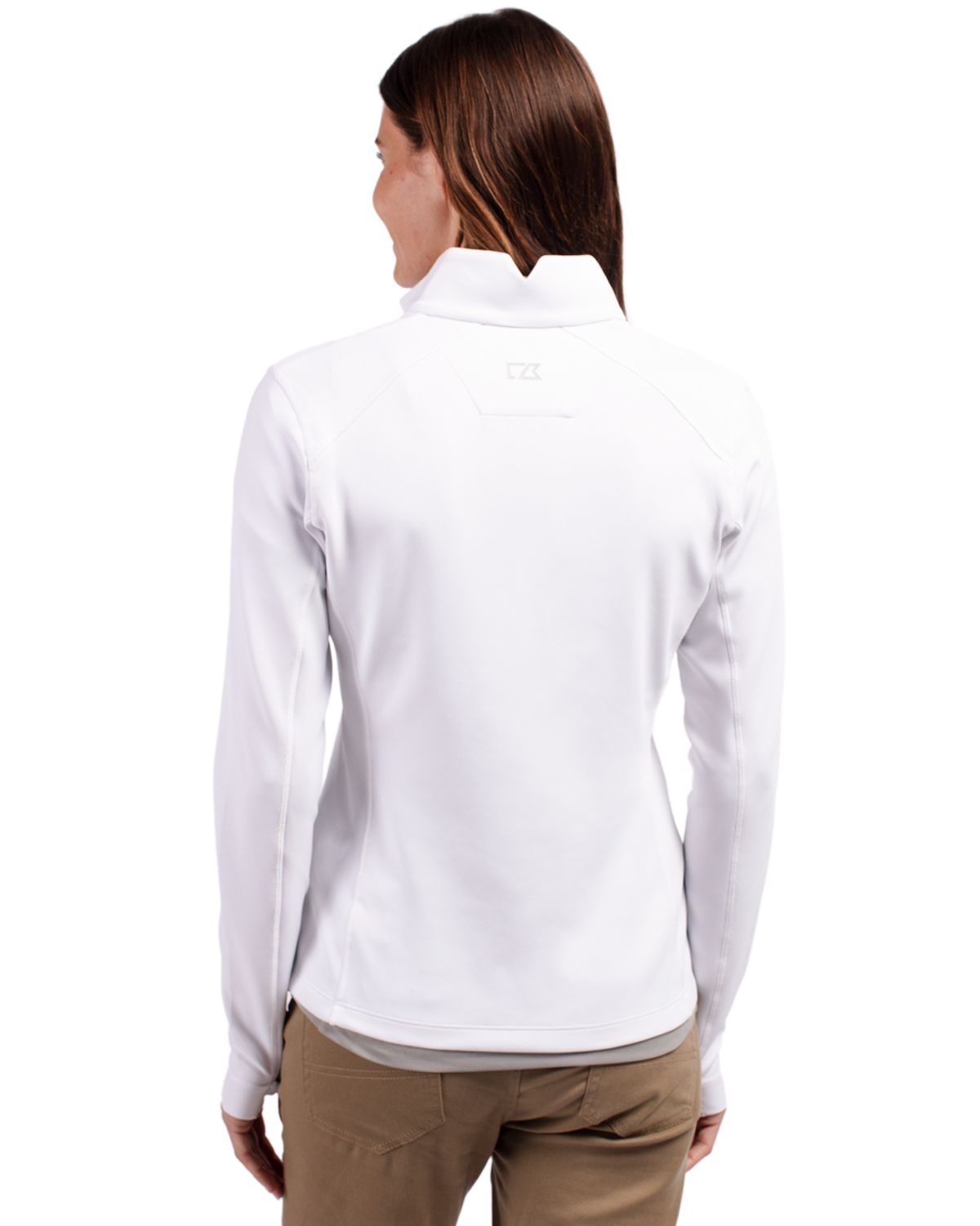 Cutter & Buck Traverse Recycled Stretch Womens Quarter Zip