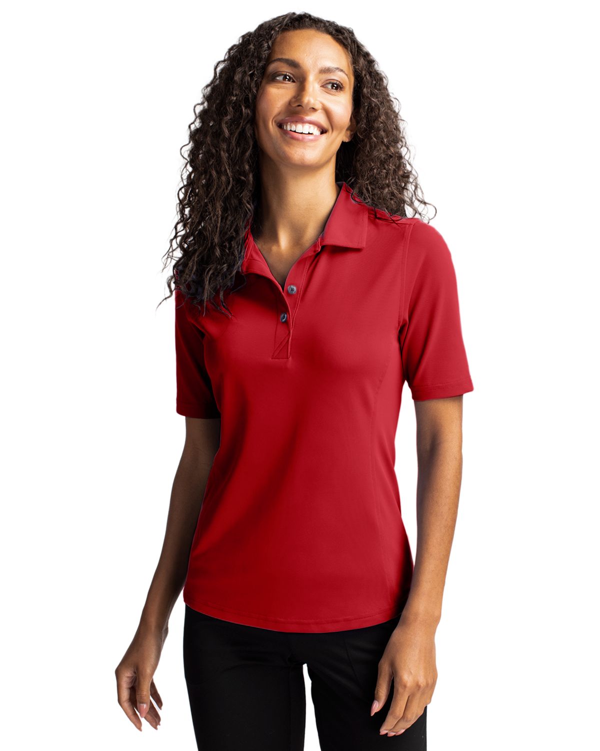Cutter & Buck Virtue Recycled Featherlight Pique Womens Polo