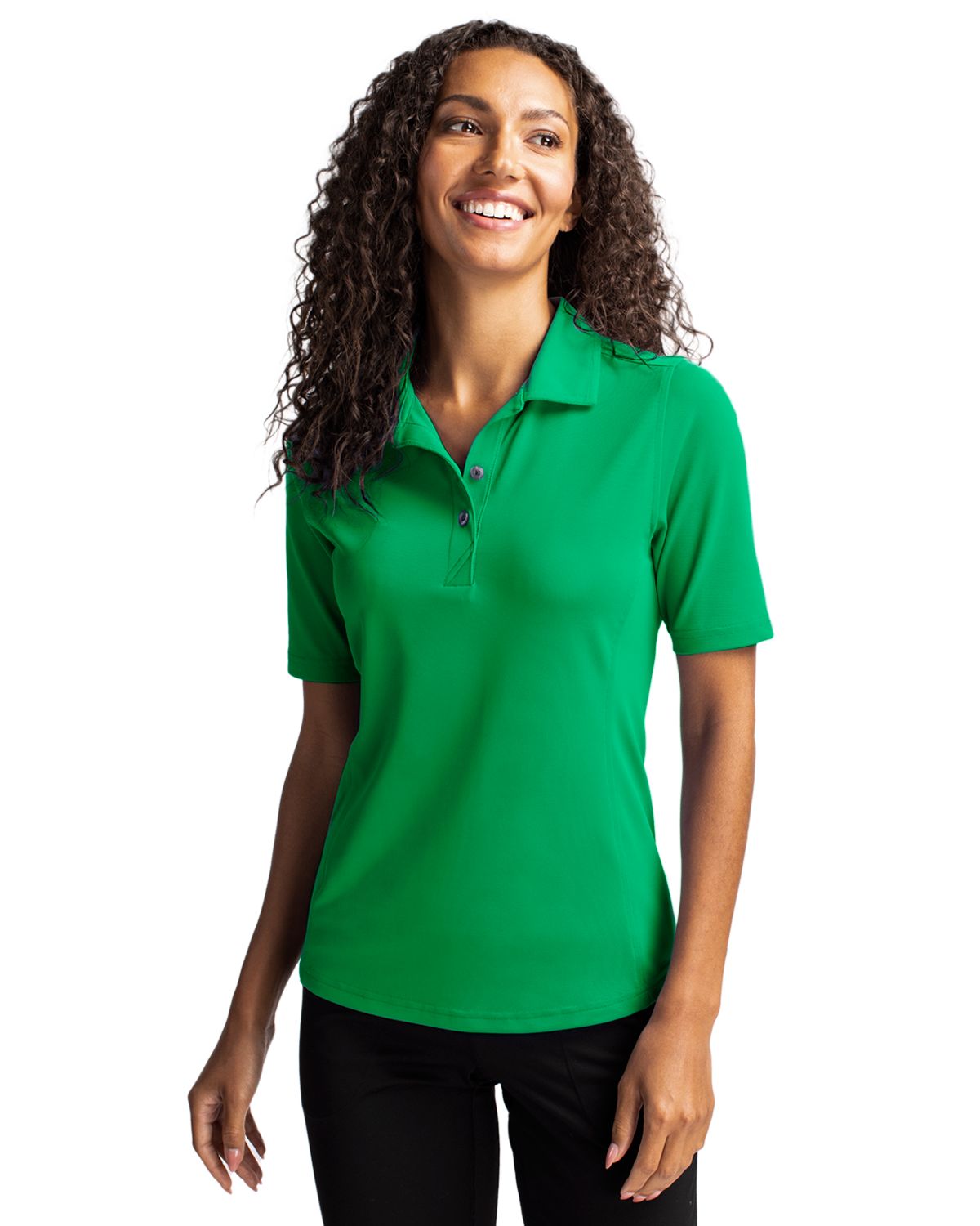 Cutter & Buck Virtue Recycled Featherlight Pique Womens Polo