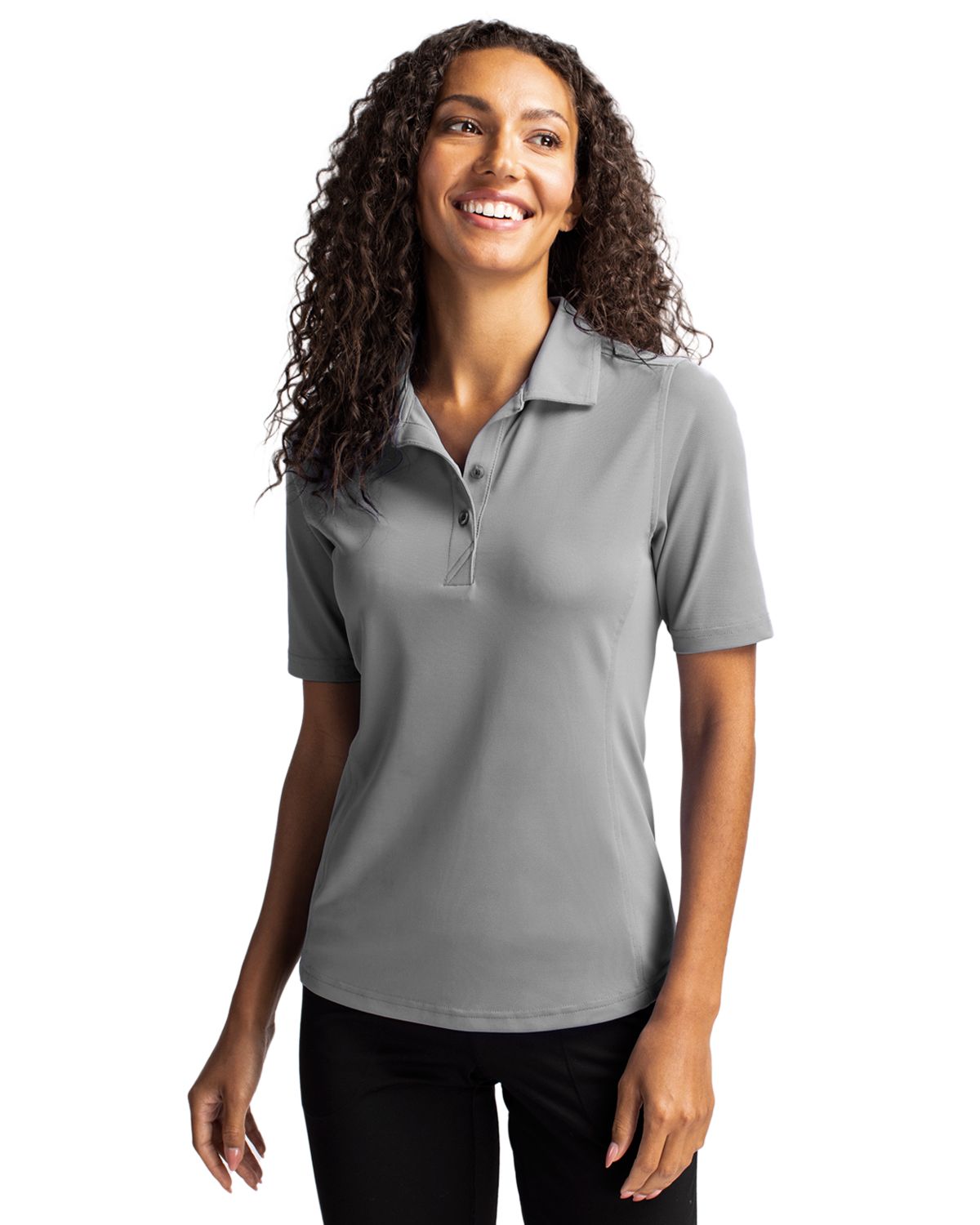 Cutter & Buck Virtue Recycled Featherlight Pique Womens Polo