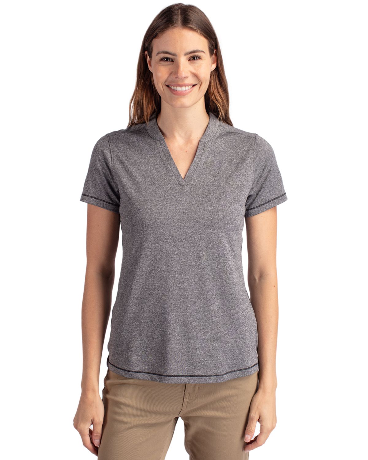 Cutter & Buck Forge Eco Heather Blade Top - Women's