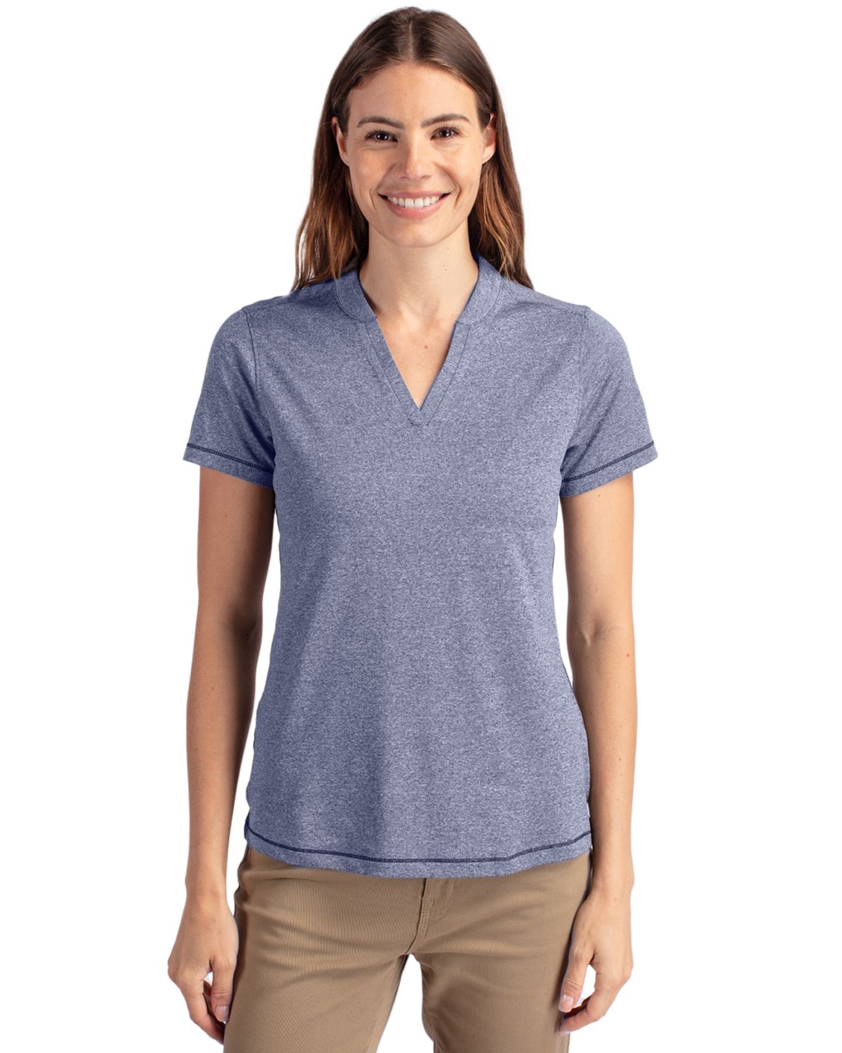 Cutter & Buck Forge Eco Heather Blade Top - Women's