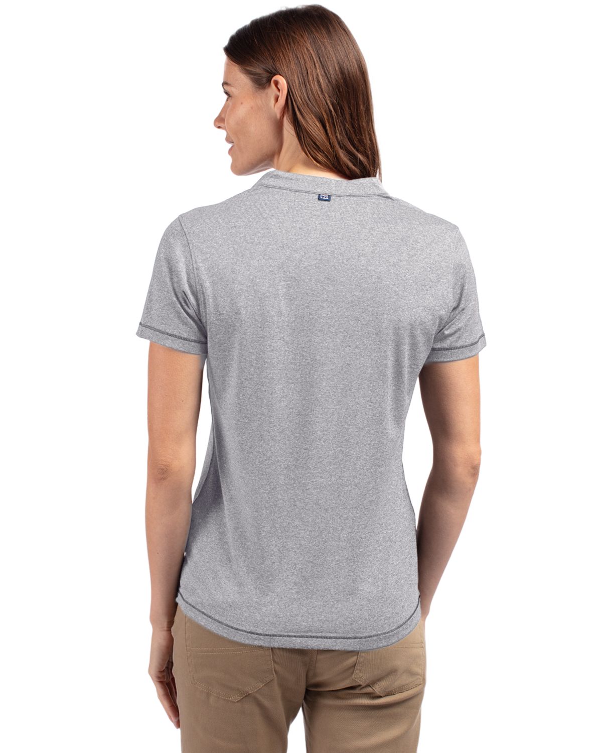 Cutter & Buck Forge Recycled Four-Way Stretch Heathered Womens Blade Top