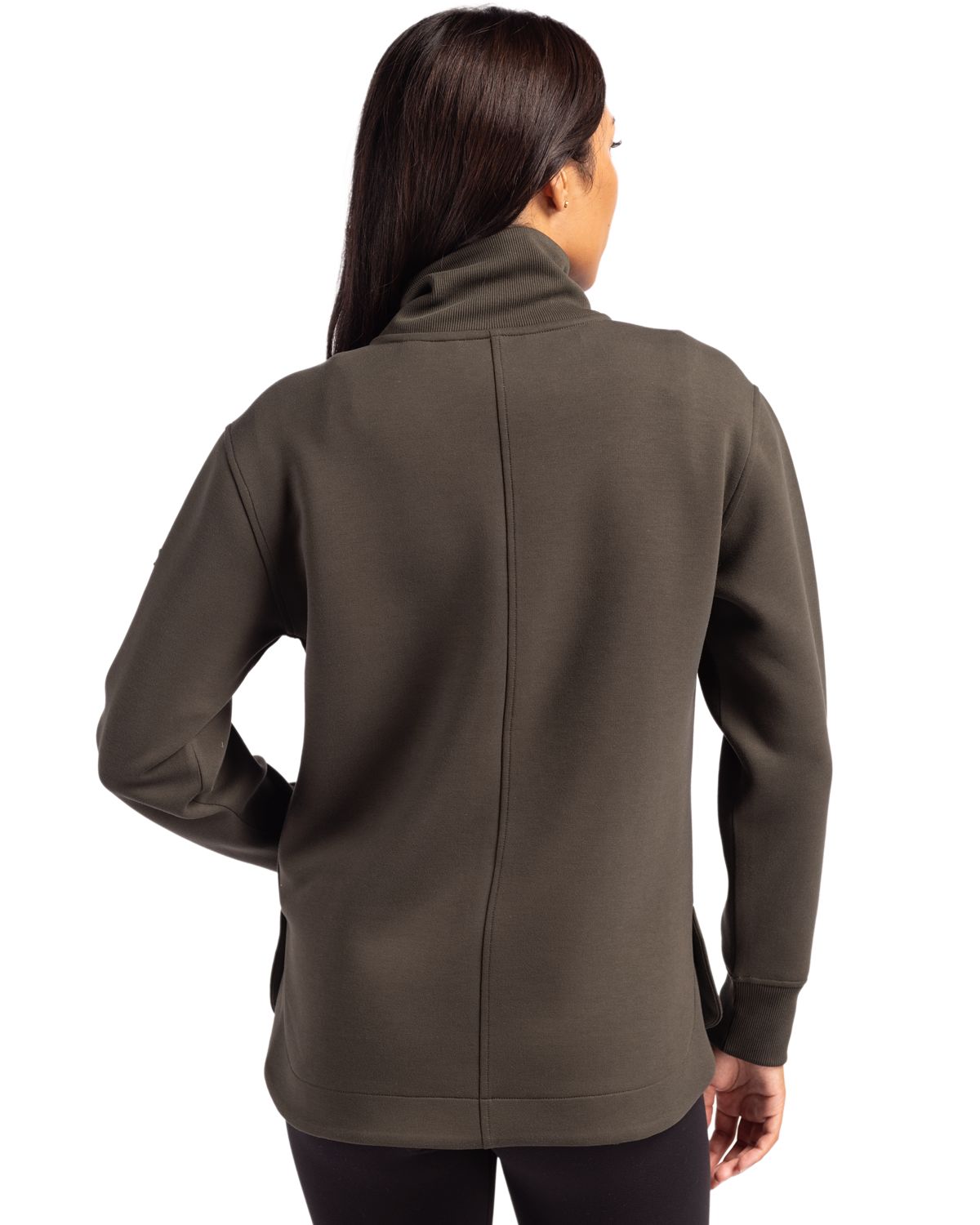 Cutter & Buck Roam Recycled Buttery-Soft Knit Womens Full Zip Jacket