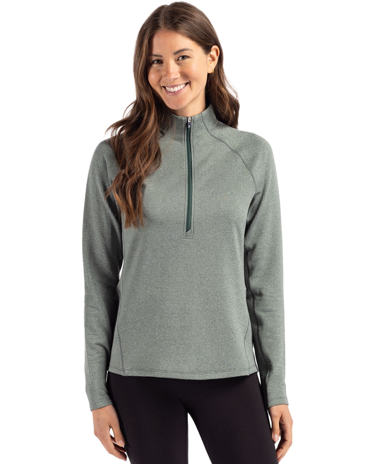 Cutter & Buck Peshastin Epic Versatility Recycled Fleece Womens Half Zip
