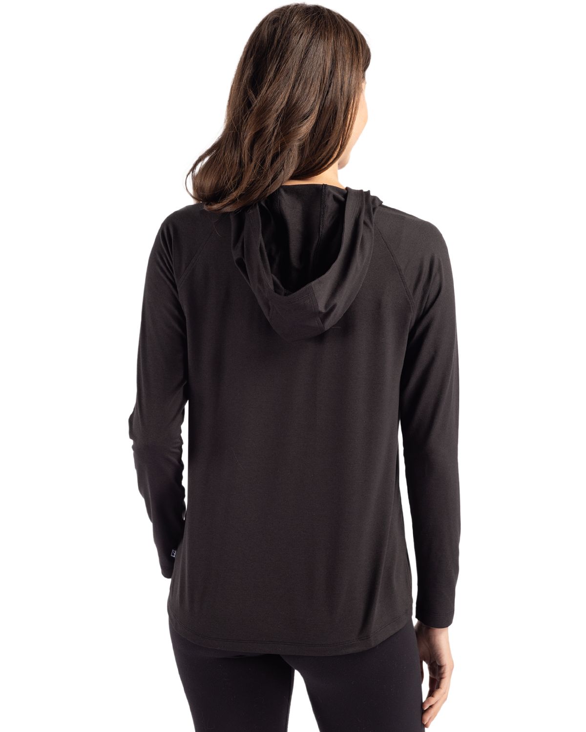Cutter & Buck Coastline Recycled Double Peached Womens Hooded Pullover
