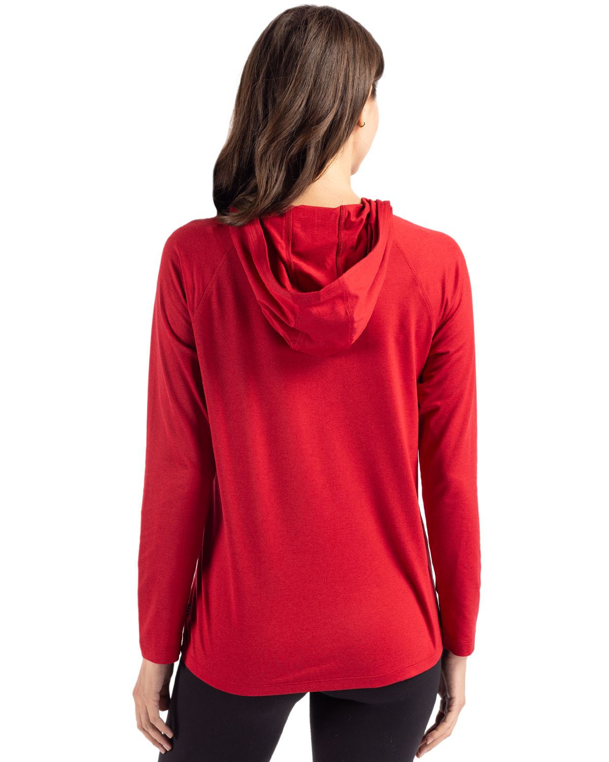 Cutter & Buck Coastline Recycled Double Peached Womens Hooded Pullover