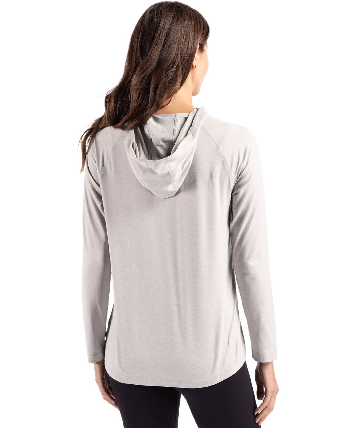 Cutter & Buck Coastline Recycled Double Peached Womens Hooded Pullover