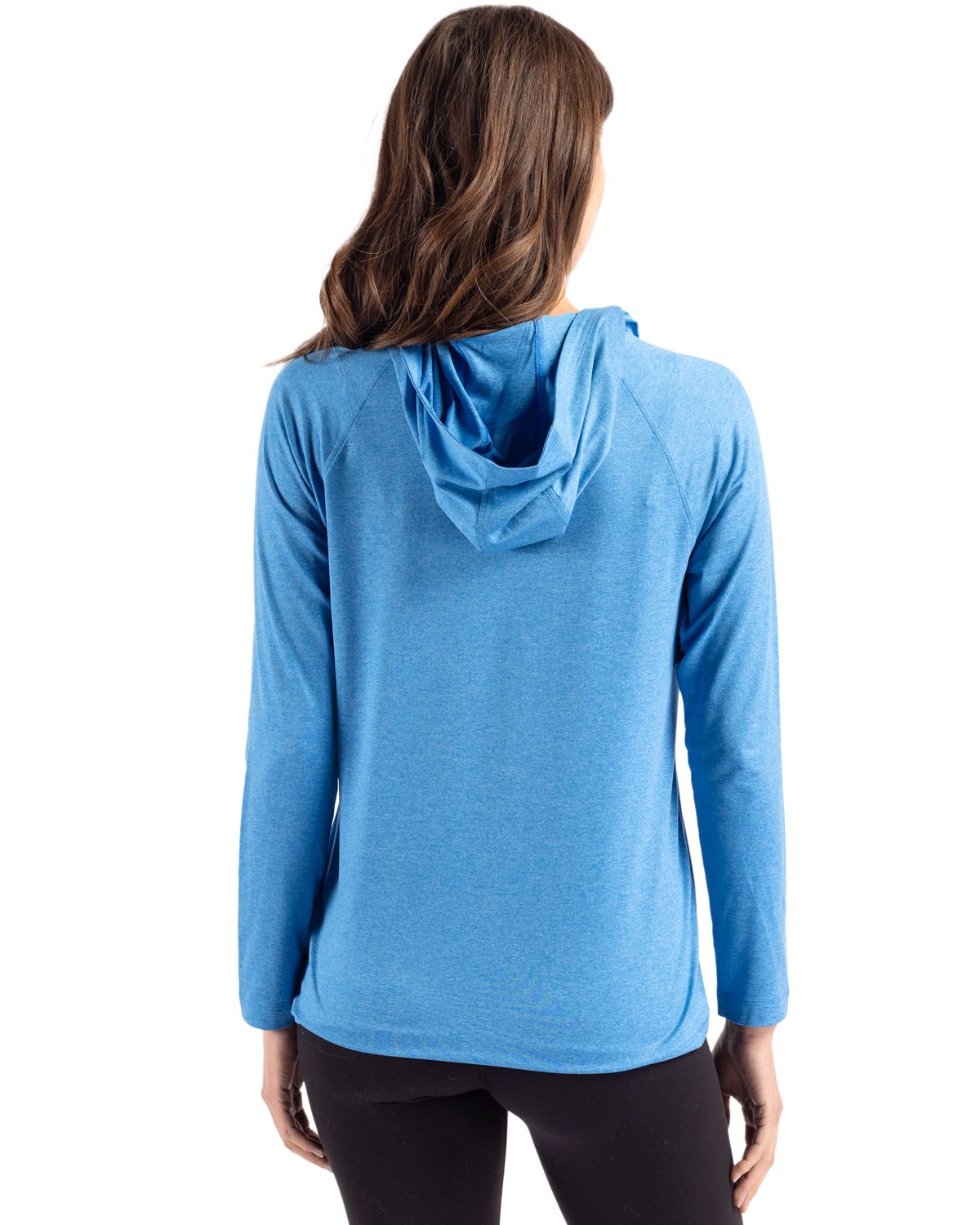 Cutter & Buck Coastline Recycled Double Peached Womens Hooded Pullover