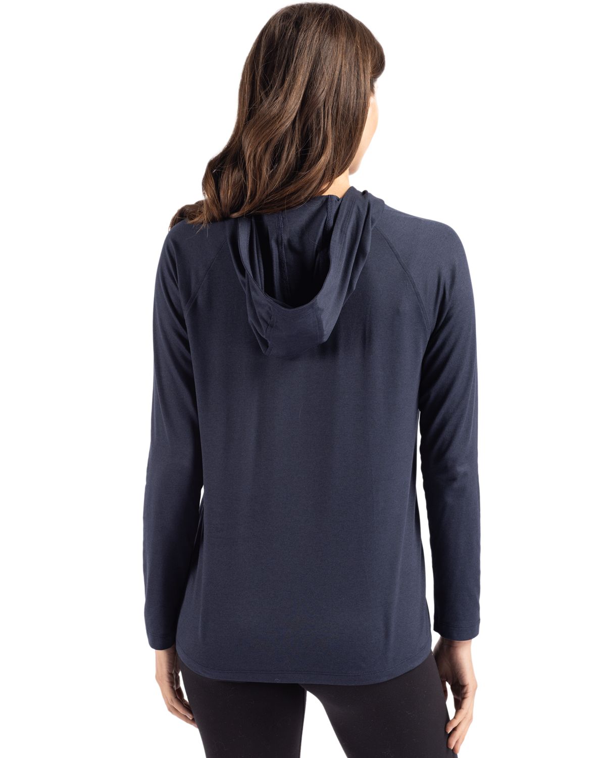 Cutter & Buck Coastline Recycled Double Peached Womens Hooded Pullover