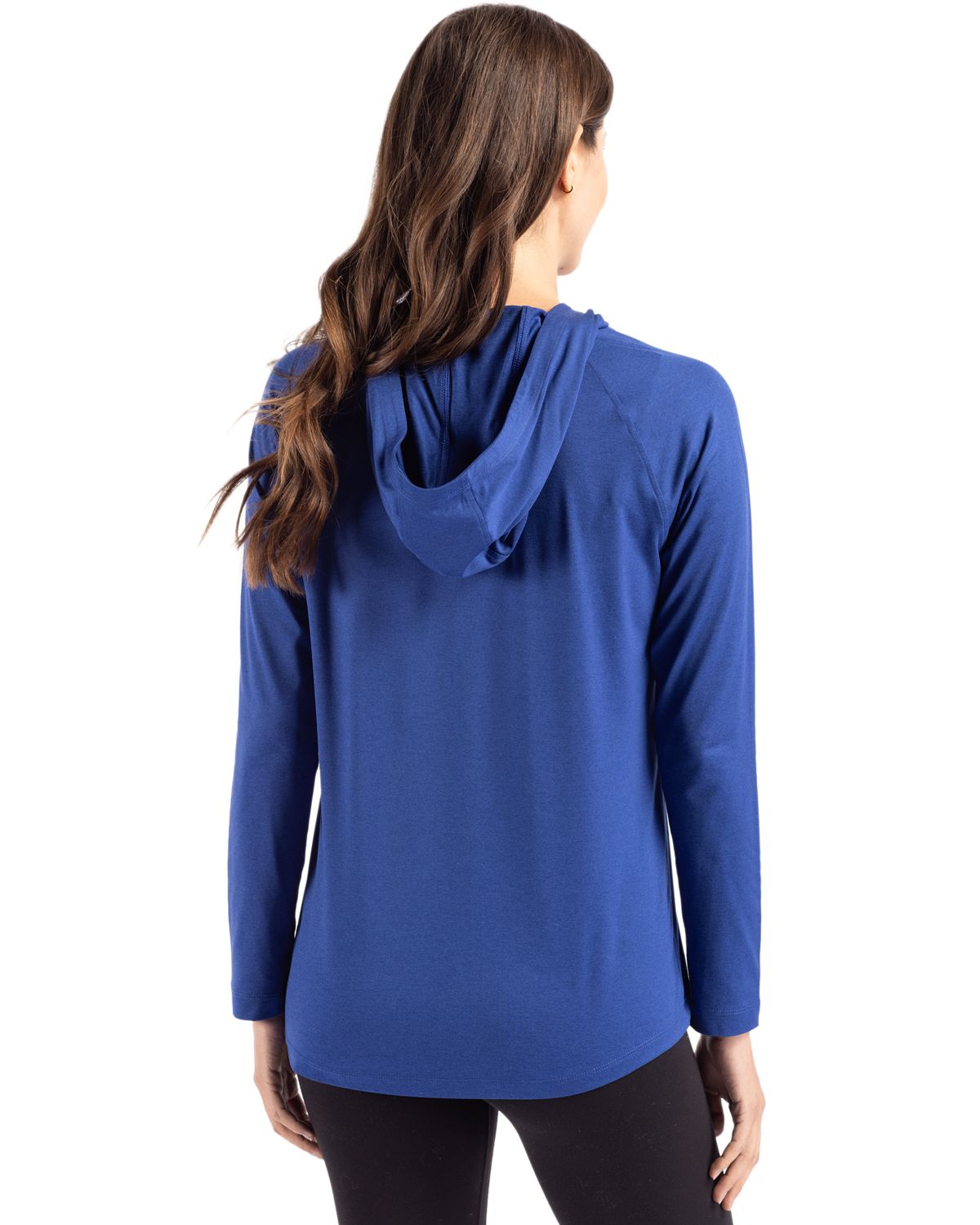 Cutter & Buck Coastline Recycled Double Peached Womens Hooded Pullover