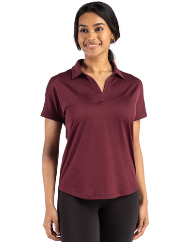 Cutter & Buck Coastline Recycled Double Peached Womens Dolman Polo