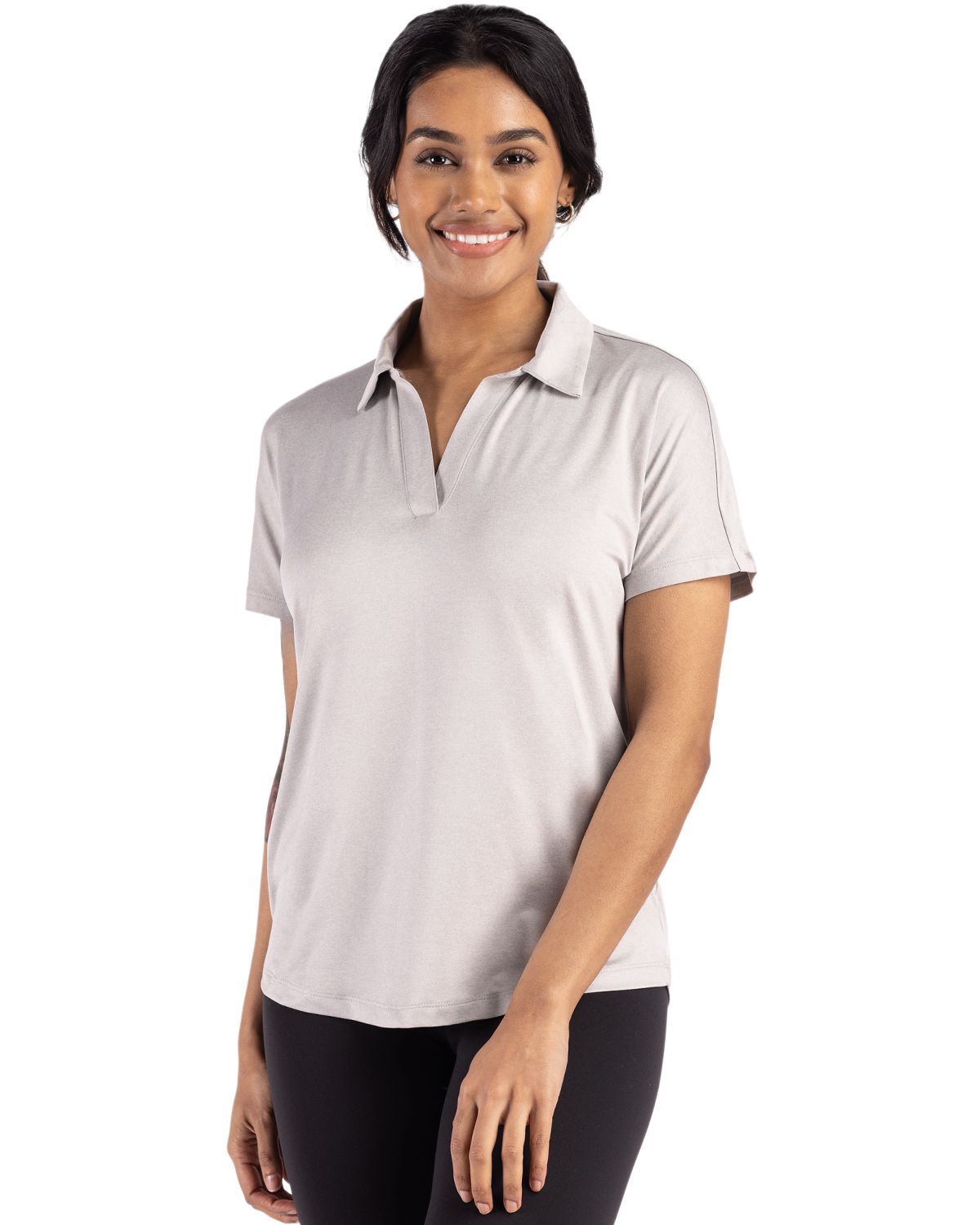 Cutter & Buck Coastline Recycled Double Peached Womens Dolman Polo