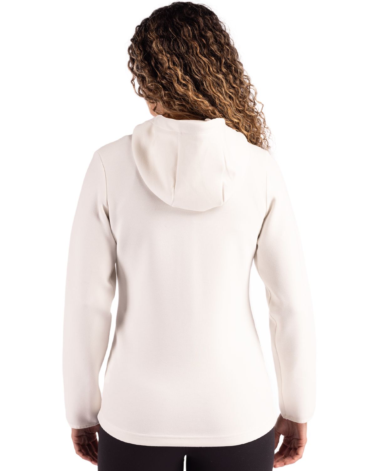 Cutter & Buck Roam Recycled Buttery-Soft Knit Womens Full Zip Hooded Jacket