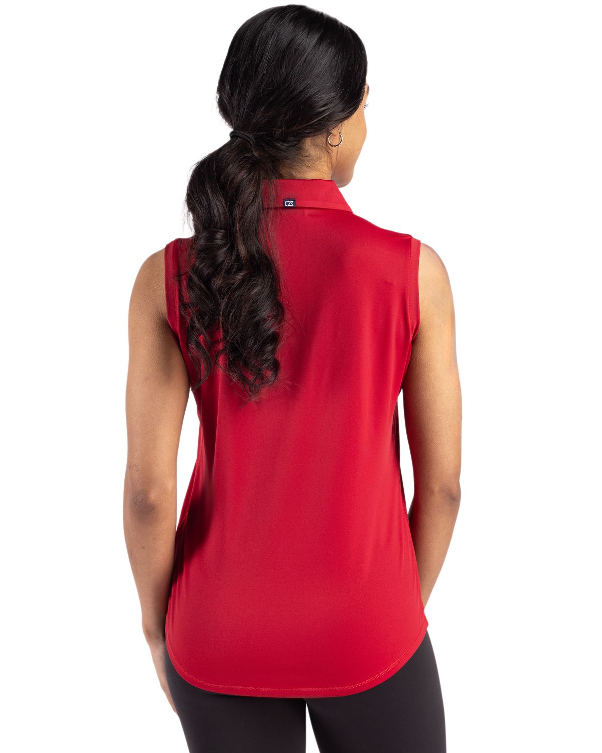 Cutter & Buck Forge Recycled Four-Way Stretch Womens Sleeveless Polo