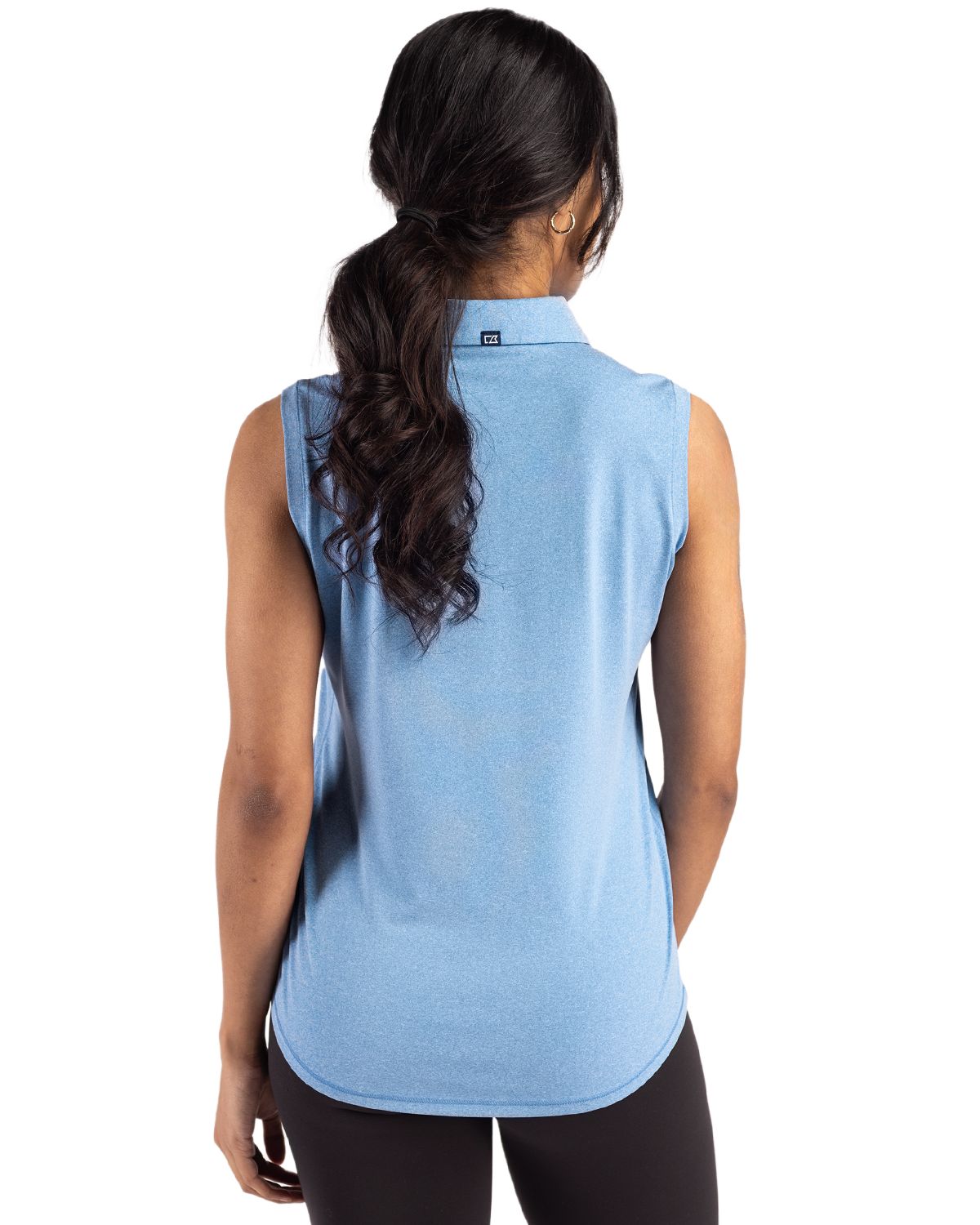 Cutter & Buck Forge Recycled Four-Way Stretch Womens Sleeveless Polo