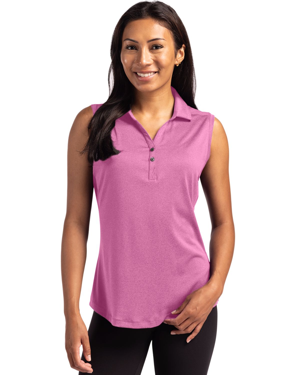 Cutter & Buck Forge Recycled Four-Way Stretch Womens Sleeveless Polo