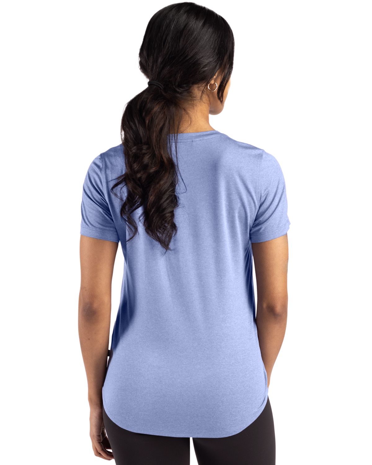Cutter & Buck Coastline Recycled Double Peached Womens Short Sleeve Tee