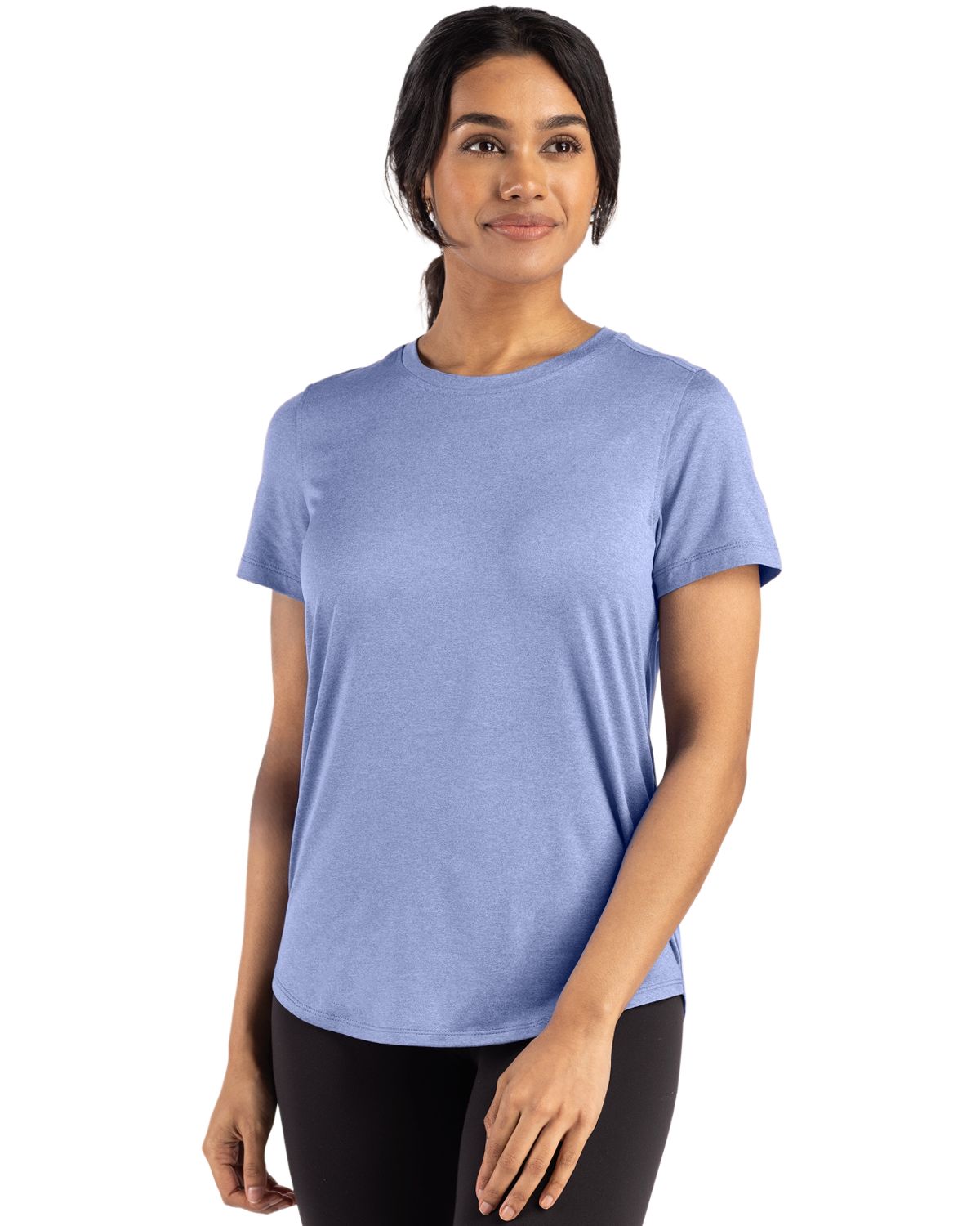 Cutter & Buck Coastline Recycled Double Peached Womens Short Sleeve Tee