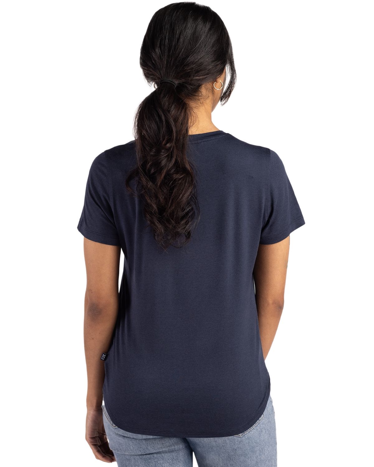 Cutter & Buck Coastline Recycled Double Peached Womens Short Sleeve Tee