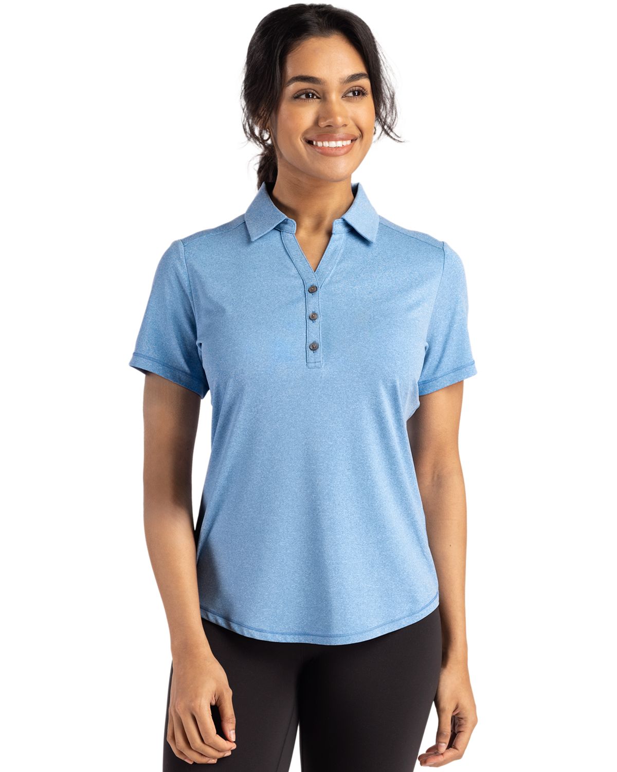 Cutter & Buck Forge Recycled Four-Way Stretch Womens Polo