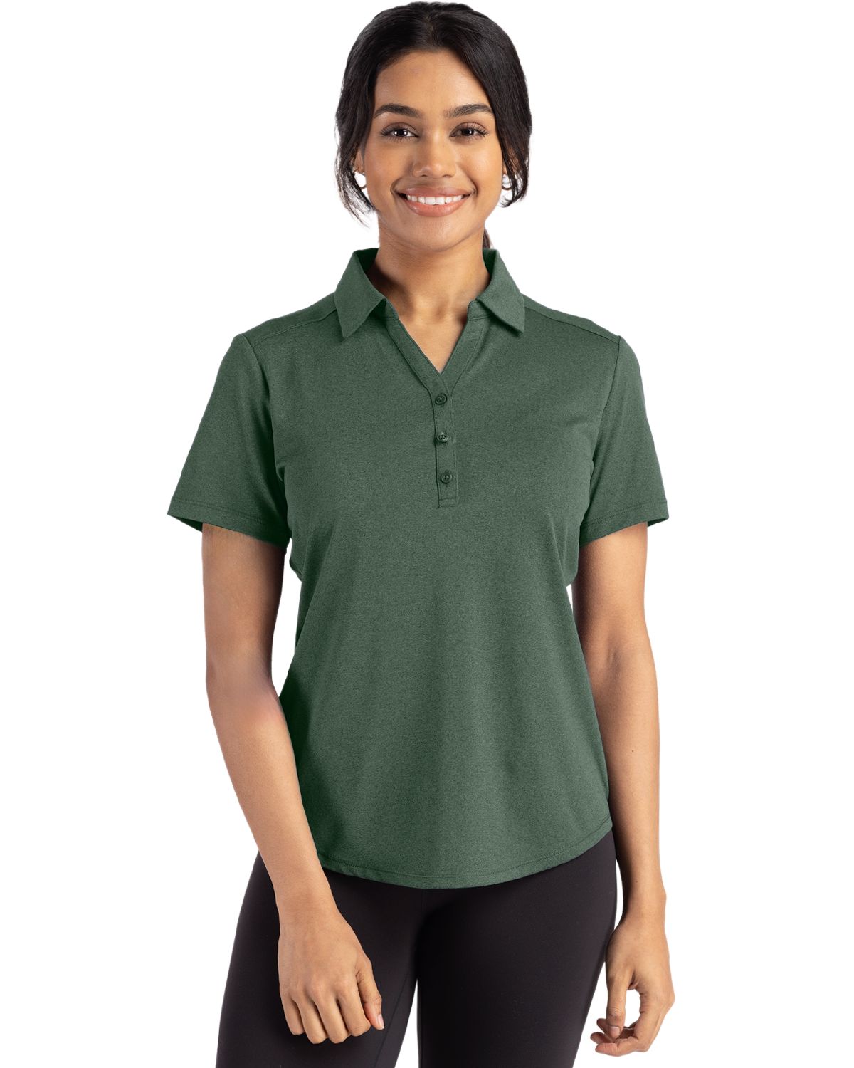 Cutter & Buck Forge Recycled Four-Way Stretch Womens Polo