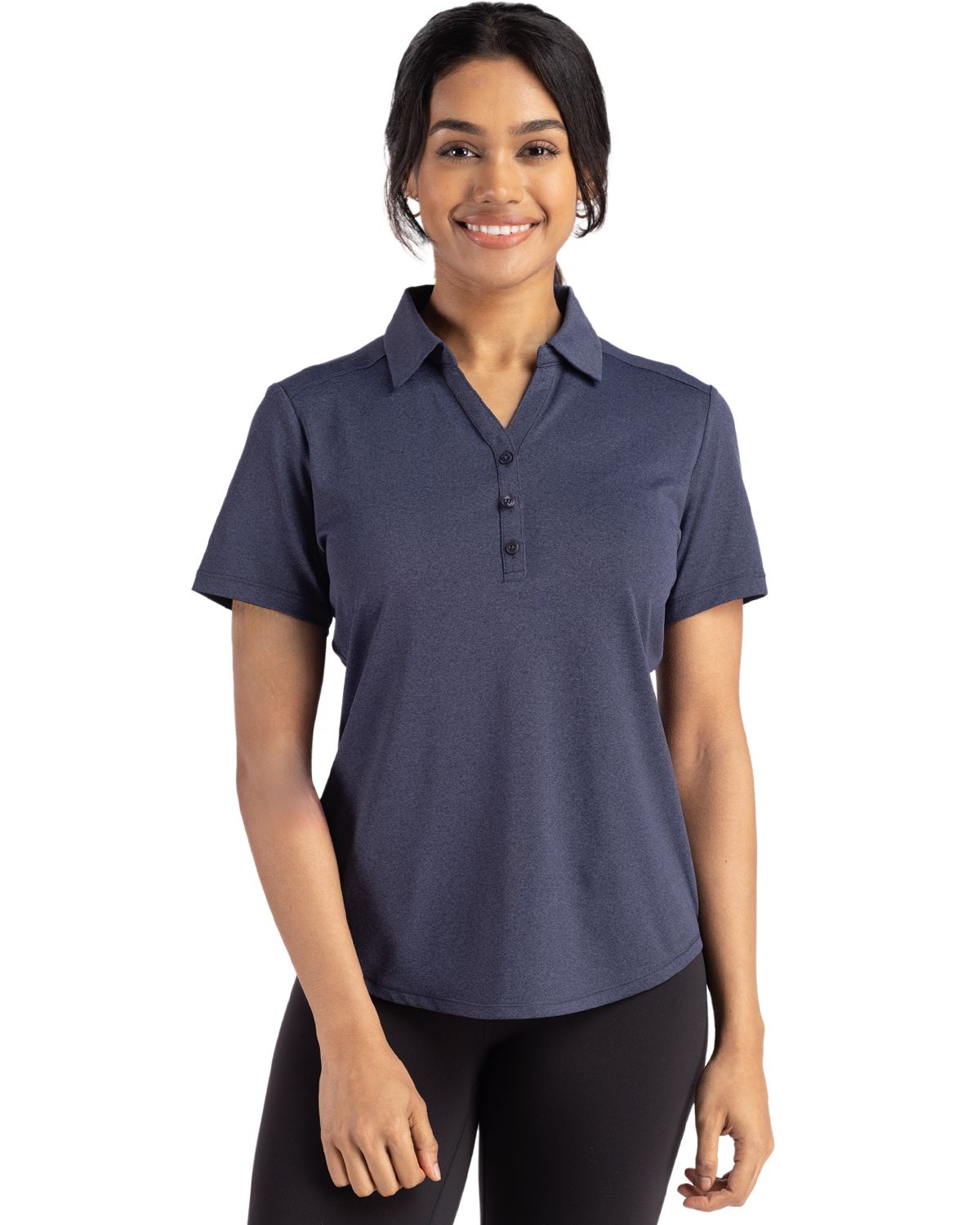 Cutter & Buck Forge Recycled Four-Way Stretch Womens Polo