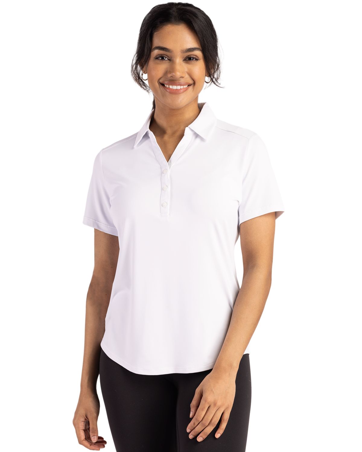 Cutter & Buck Forge Recycled Four-Way Stretch Womens Polo