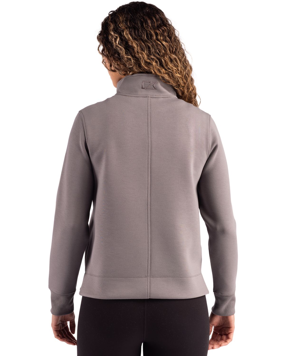 Cutter & Buck Roam Recycled Buttery-Soft Knit Womens Quarter Zip Pullover