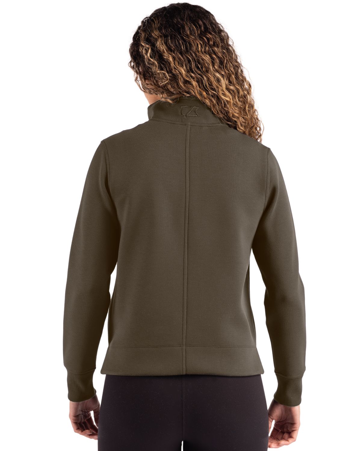 Cutter & Buck Roam Recycled Buttery-Soft Knit Womens Quarter Zip Pullover