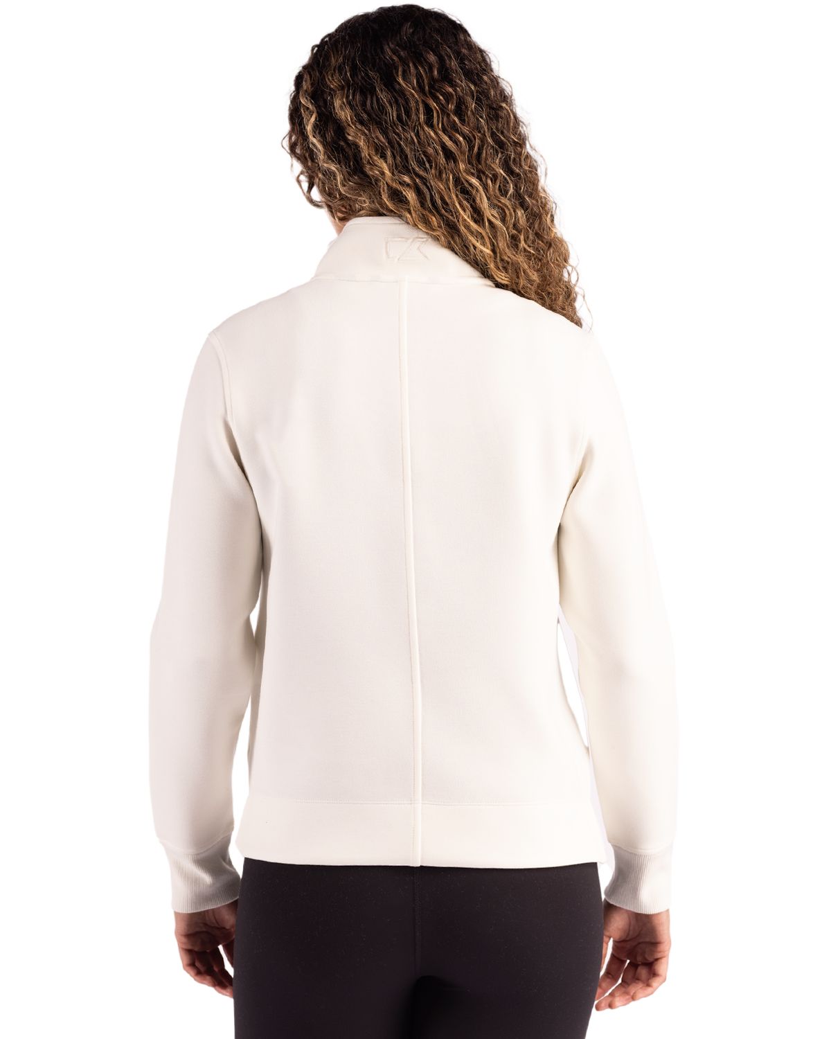 Cutter & Buck Roam Recycled Buttery-Soft Knit Womens Quarter Zip Pullover