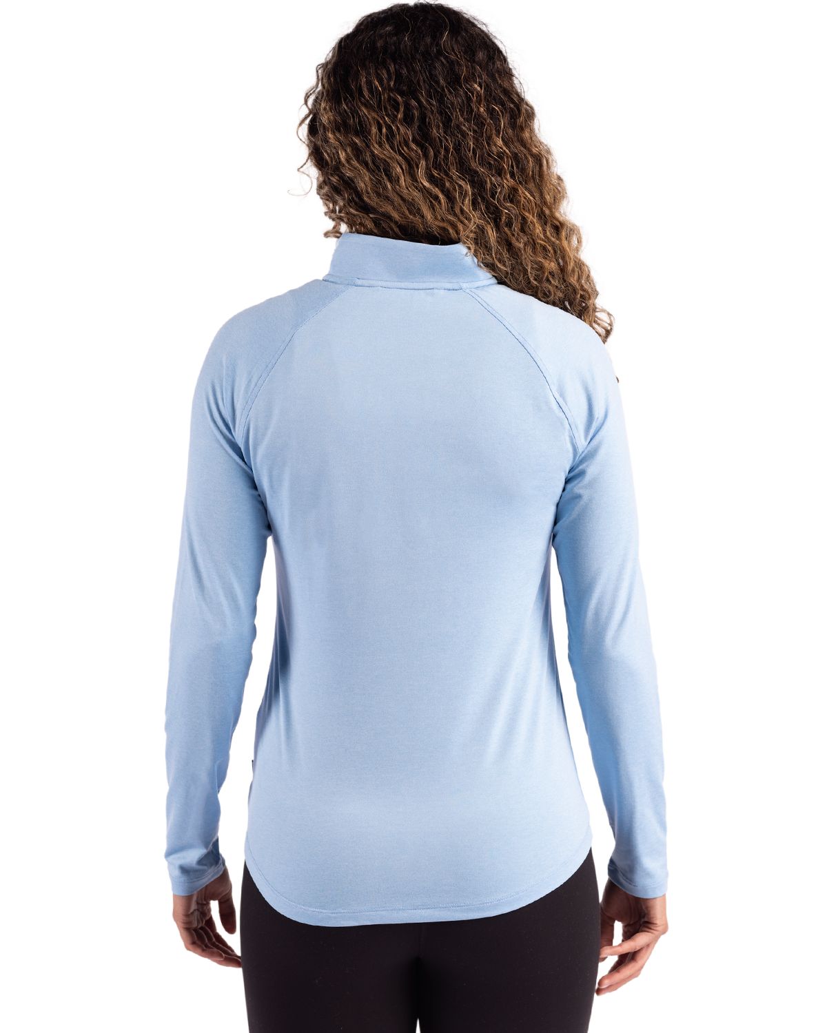 Cutter & Buck Coastline Recycled Double Peached Womens Quarter Zip Pullover