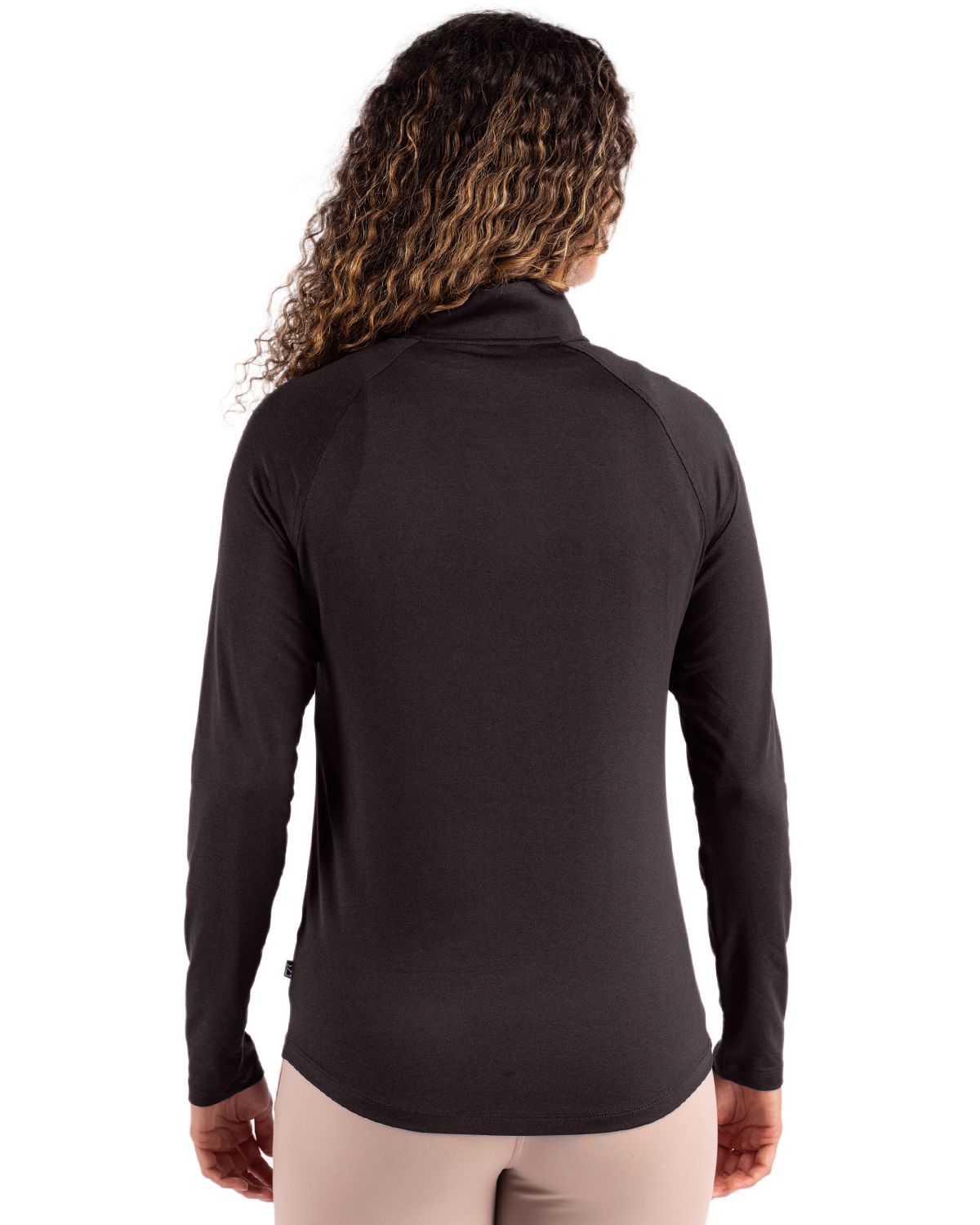Cutter & Buck Coastline Recycled Double Peached Womens Quarter Zip Pullover