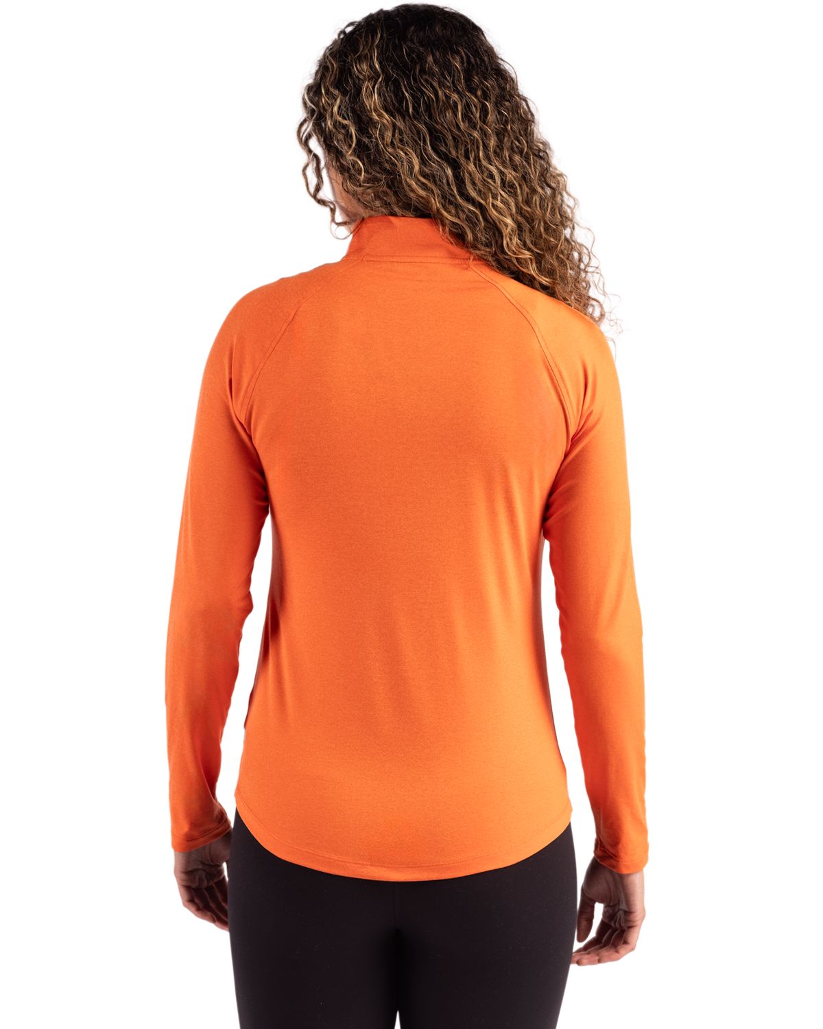 Cutter & Buck Coastline Recycled Double Peached Womens Quarter Zip Pullover