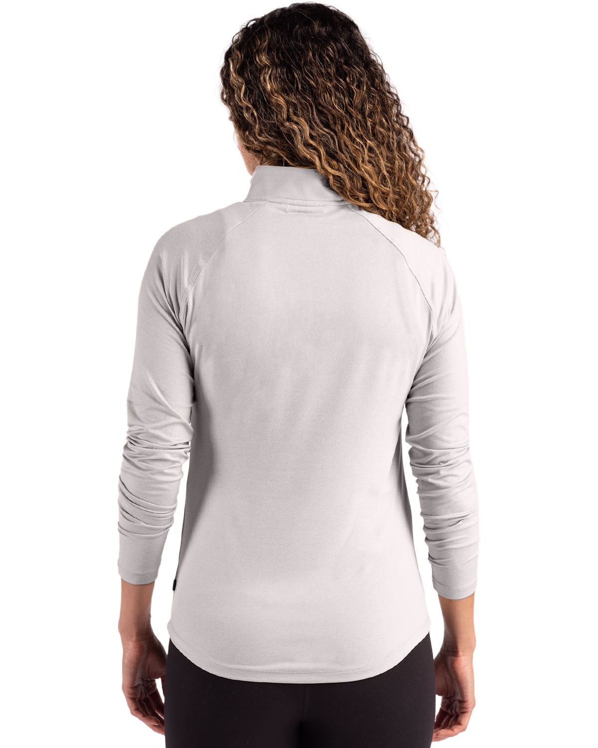 Cutter & Buck Coastline Recycled Double Peached Womens Quarter Zip Pullover