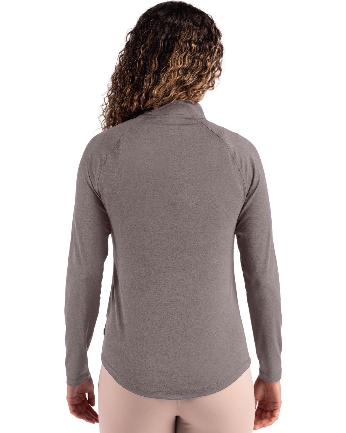 Cutter & Buck Coastline Recycled Double Peached Womens Quarter Zip Pullover