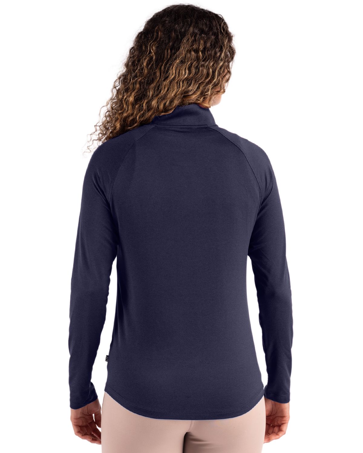Cutter & Buck Coastline Recycled Double Peached Womens Quarter Zip Pullover