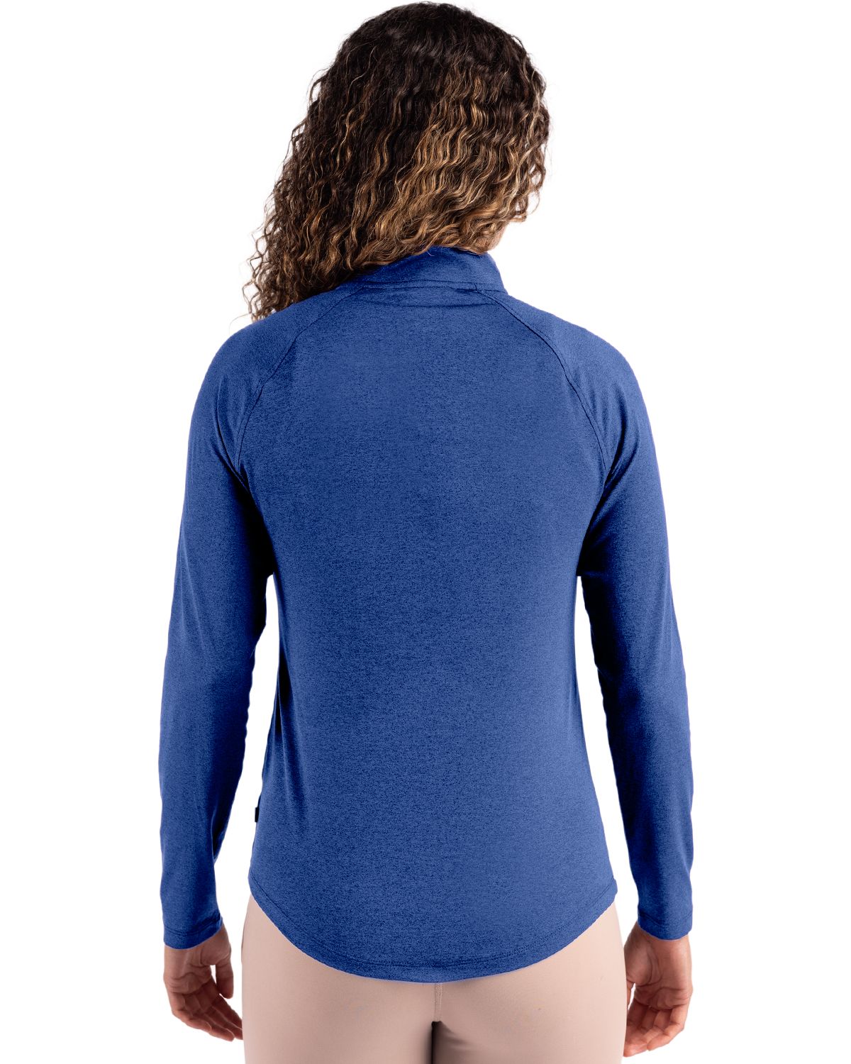 Cutter & Buck Coastline Recycled Double Peached Womens Quarter Zip Pullover