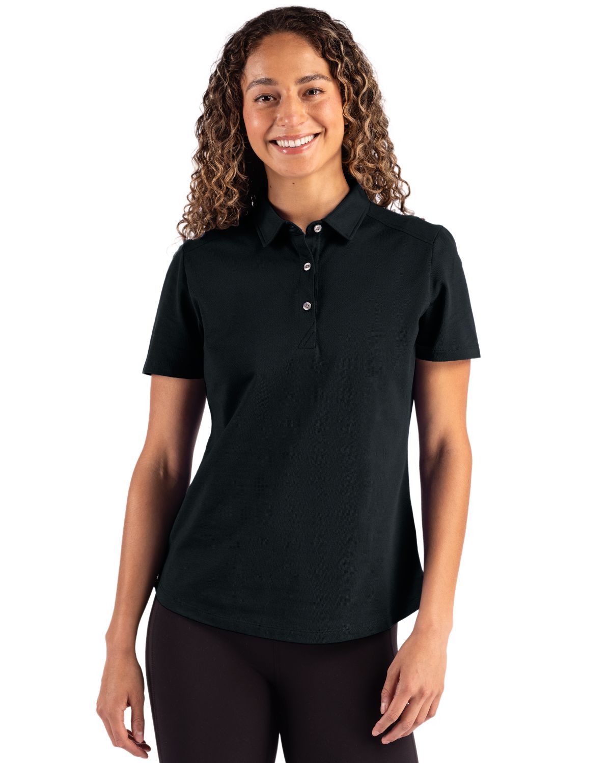 Cutter & Buck Advantage Refresh Epic Confidence Recycled Tri-Blend Pique Womens Polo