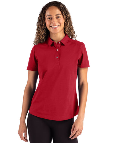 Cutter & Buck Advantage Refresh Epic Confidence Recycled Tri-Blend Pique Womens Polo