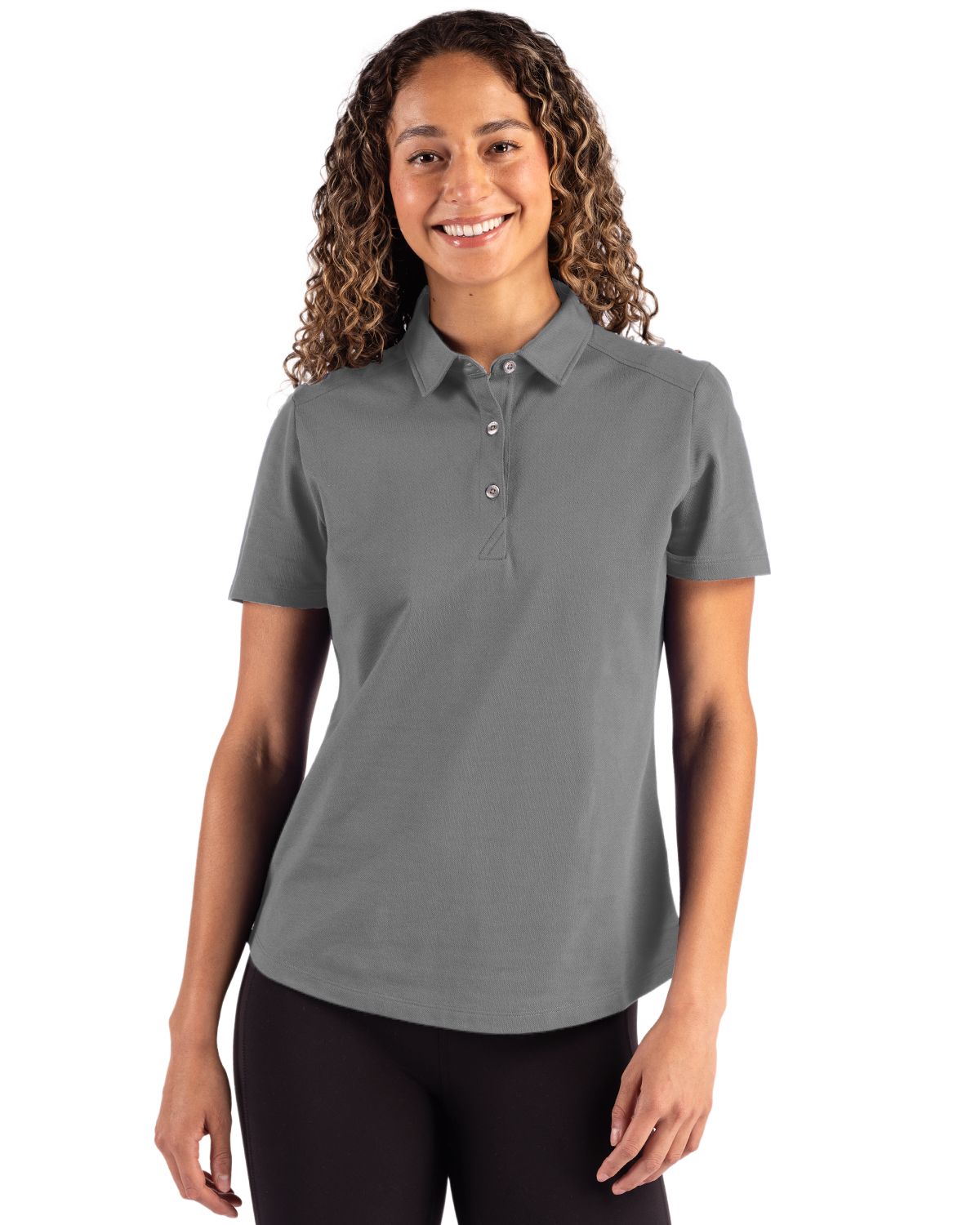 Cutter & Buck Advantage Refresh Epic Confidence Recycled Tri-Blend Pique Womens Polo