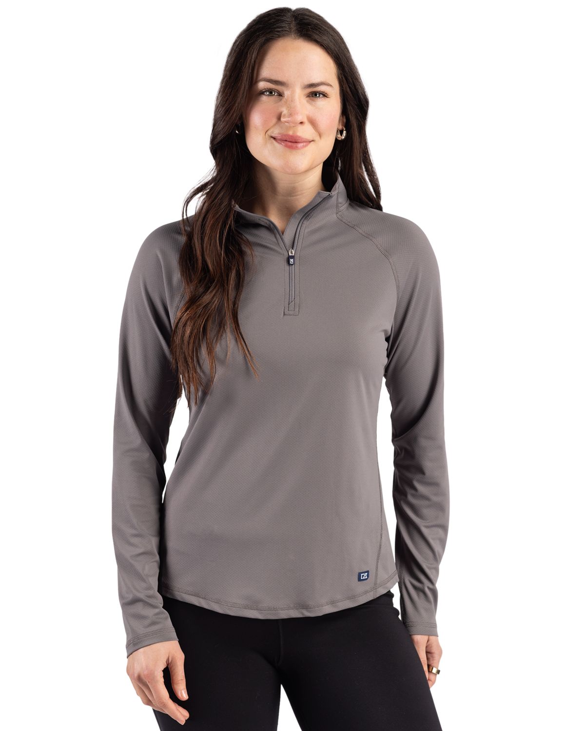 Cutter & Buck Prospect Recycled Featherlight Stretch Womens Quarter Zip