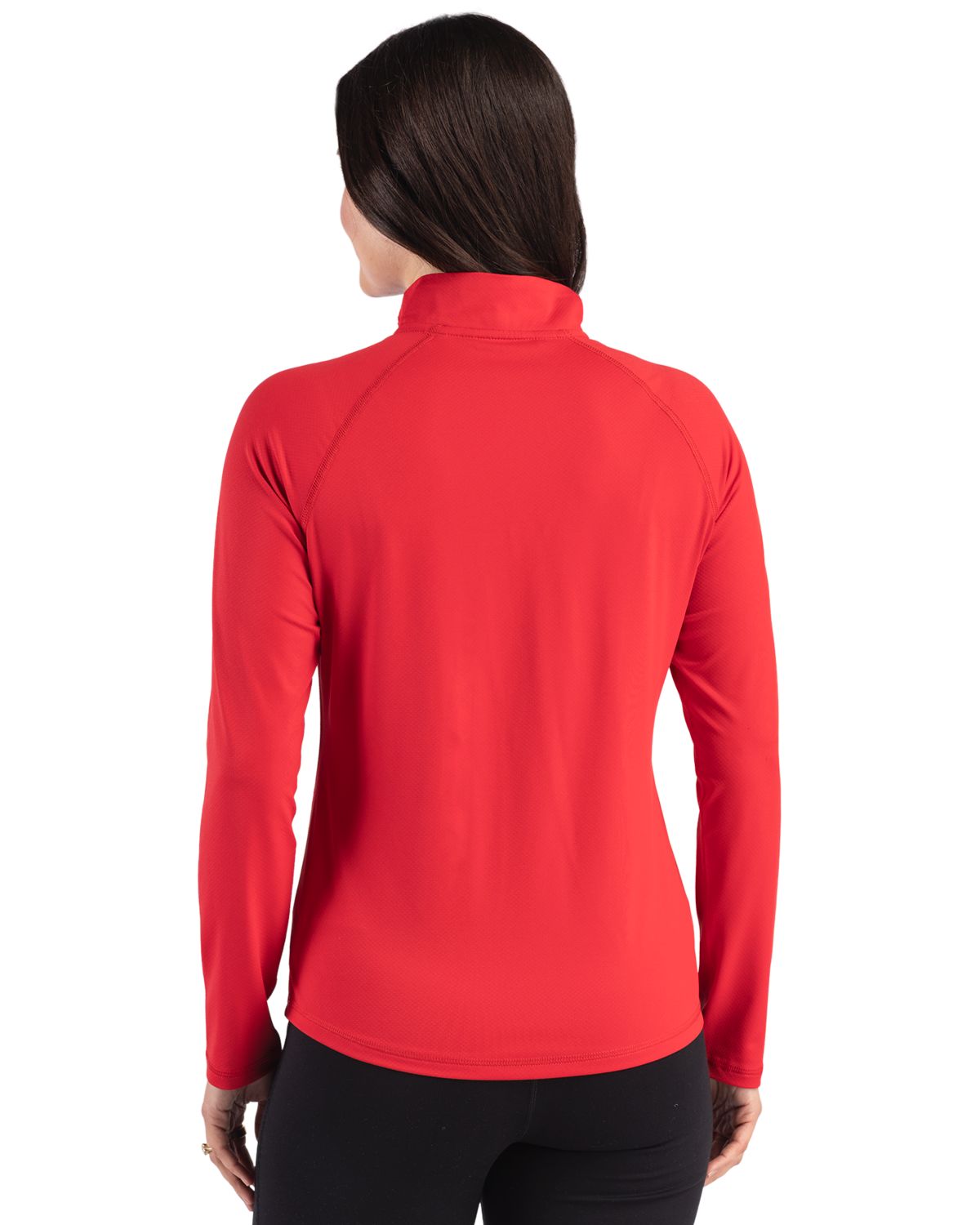 Cutter & Buck Prospect Recycled Featherlight Stretch Womens Quarter Zip