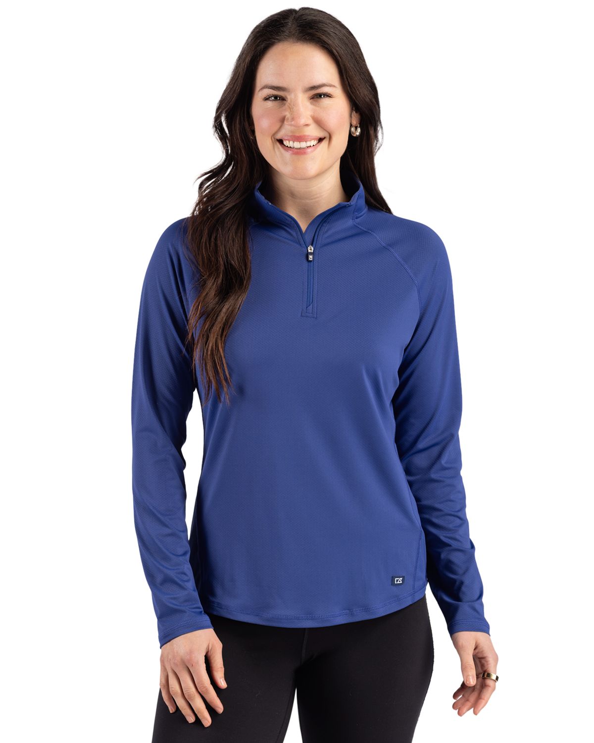 Cutter & Buck Prospect Recycled Featherlight Stretch Womens Quarter Zip