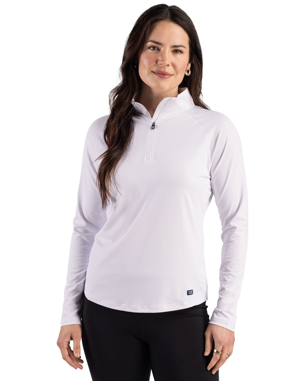 Cutter & Buck Prospect Recycled Featherlight Stretch Womens Quarter Zip