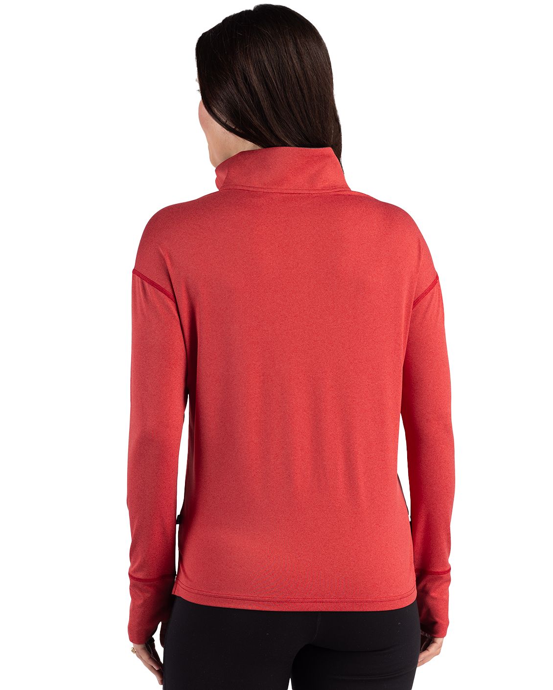 Cutter & Buck Forge Recycled Four-Way Stretch Womens Quarter Zip Pullover