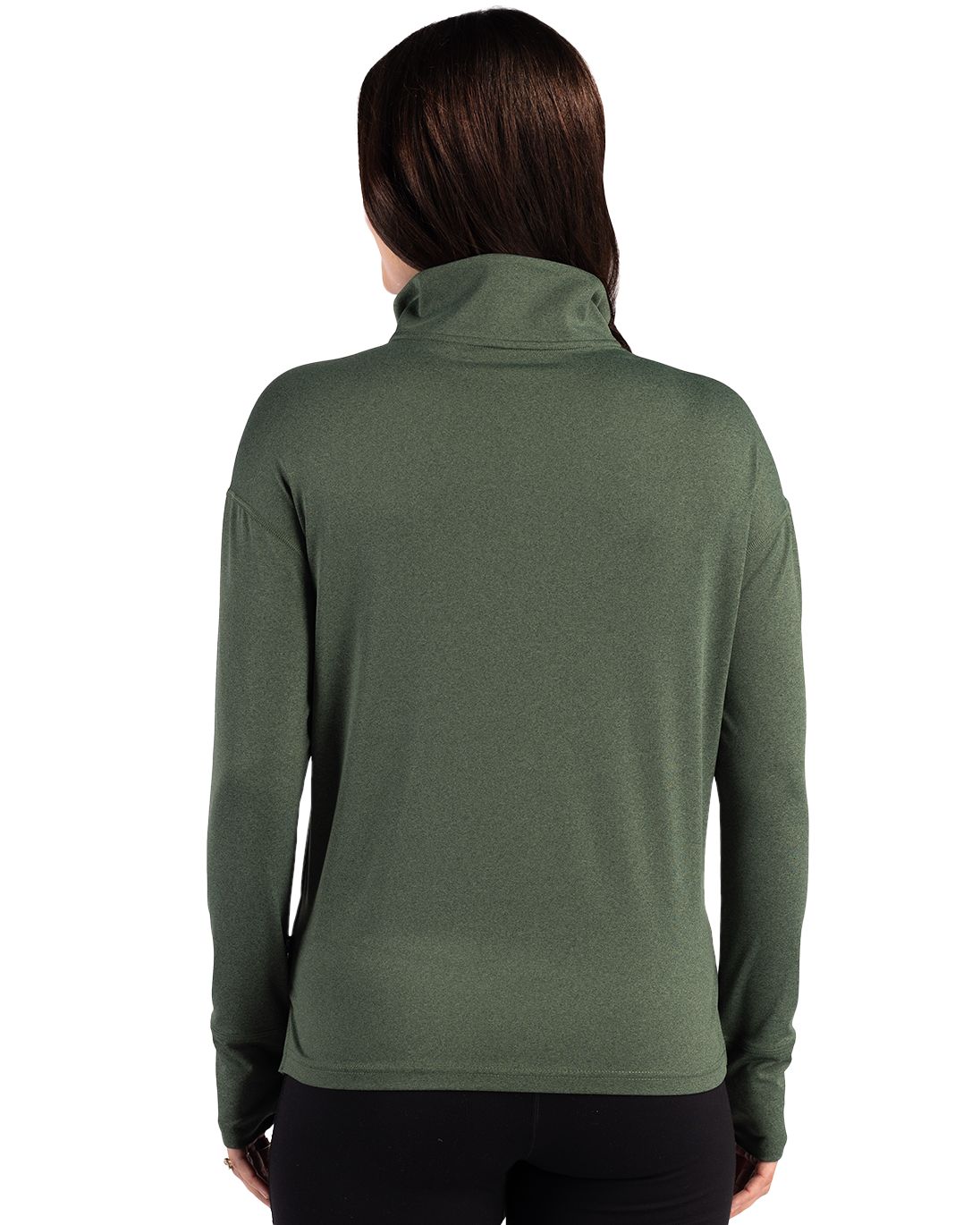 Cutter & Buck Forge Recycled Four-Way Stretch Womens Quarter Zip Pullover